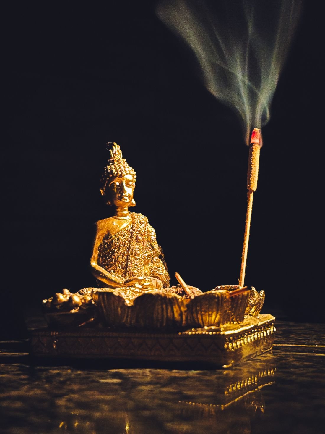 Golden Buddha statue
